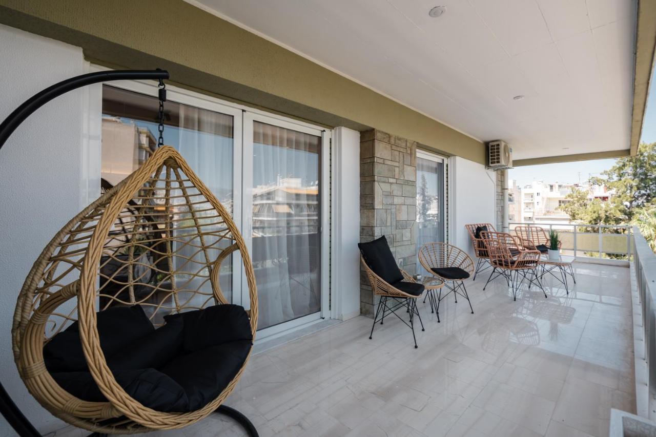 Luxury 4 Bedrooms Apartment Near Flisvos Marina Pireo Esterno foto