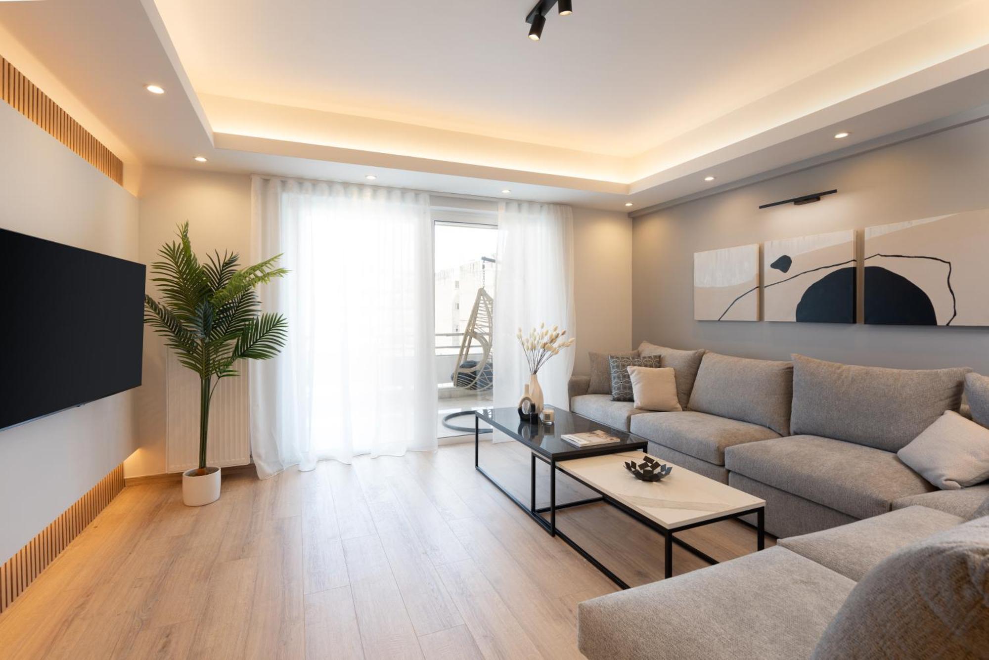 Luxury 4 Bedrooms Apartment Near Flisvos Marina Pireo Esterno foto